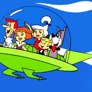 Jetsons flying car